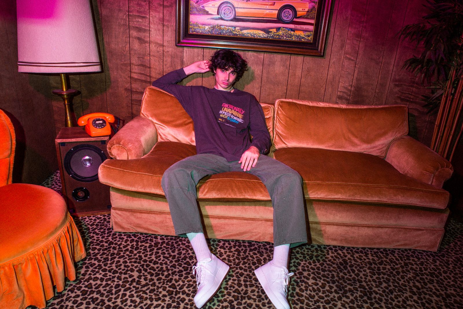 EU-A21-0000-001 / LS TEE EU HP / ロングスリーブ Tシャツ (ブラック)