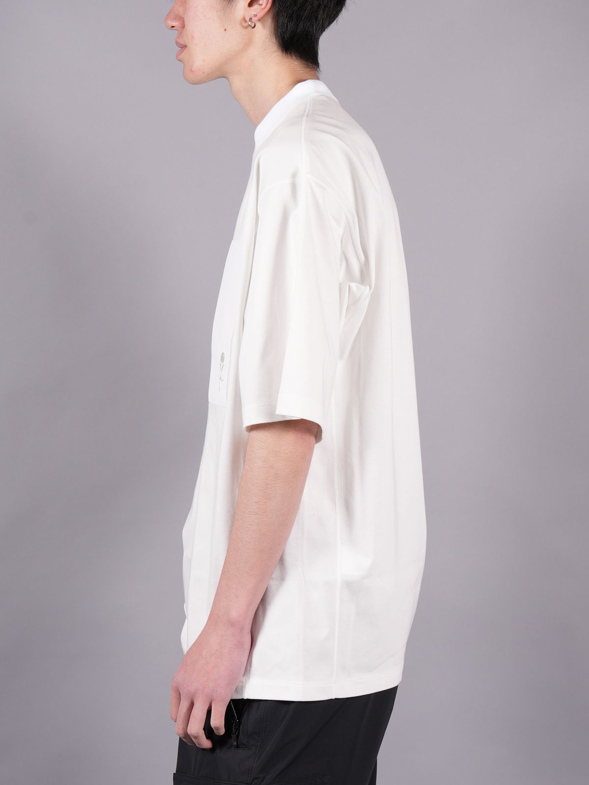 【ラスト1点】 COTTON PLATING SHORT T SHIRTS / Tシャツ (ホワイト)