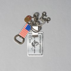 MONEY CLIP KEYRING (STELL) / マネークリップキーリング (シルバー/シルバー)
