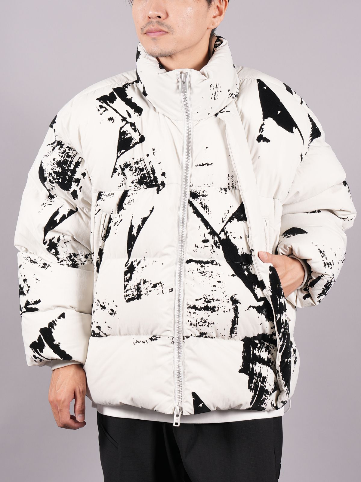 Y-3 - FLOCK PUF JKT / フロック パファー ジャケット (ブラック ...