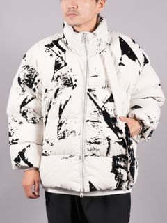 【OUTLET】FLOCK PUF JKT  / フロック  パファー ジャケット (ブラック/ホワイト)