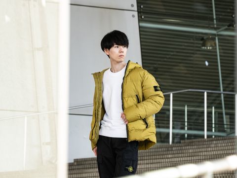 STONE ISLAND / GARMENT DYED CRINKLE REPS NY DOWN-TC