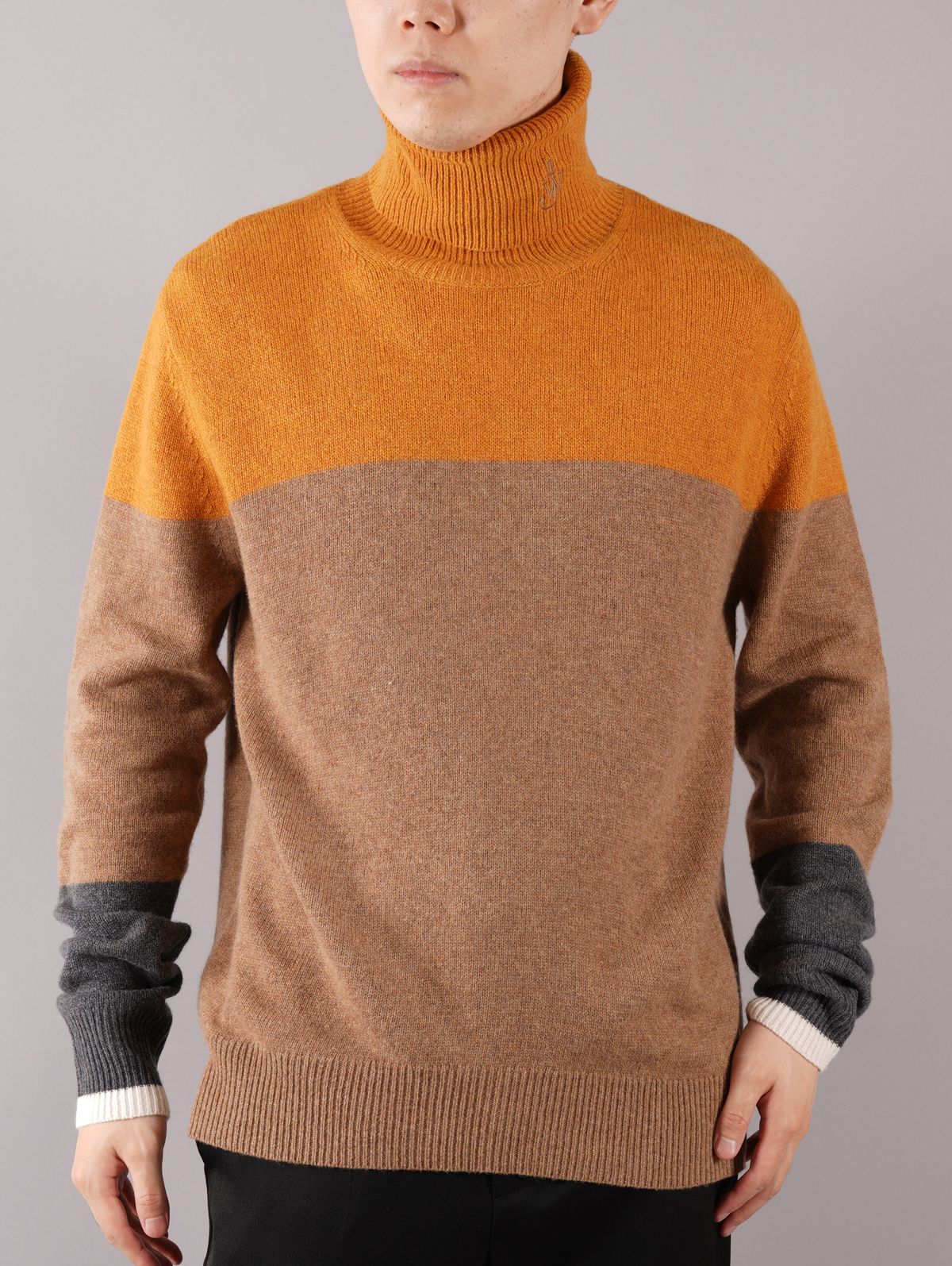 JW ANDERSON - COLOURBLOCK KNITTED JUMPER / カラー