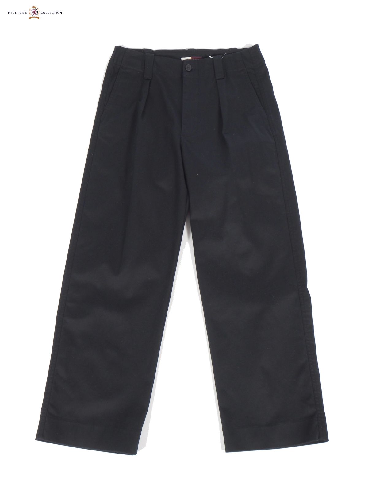 HC Crest Relaxed Pleated Chinos / ヒルフィガーコレクション クレスト リラックスド プリーテッド チノ (ネイビー)