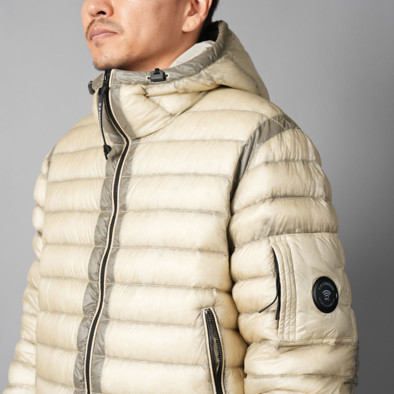 【残りわずか】D.D. Shell Hooded Lens Down Jacket / フーデッド レンズ ダウンジャケット (シルバーバーチ)