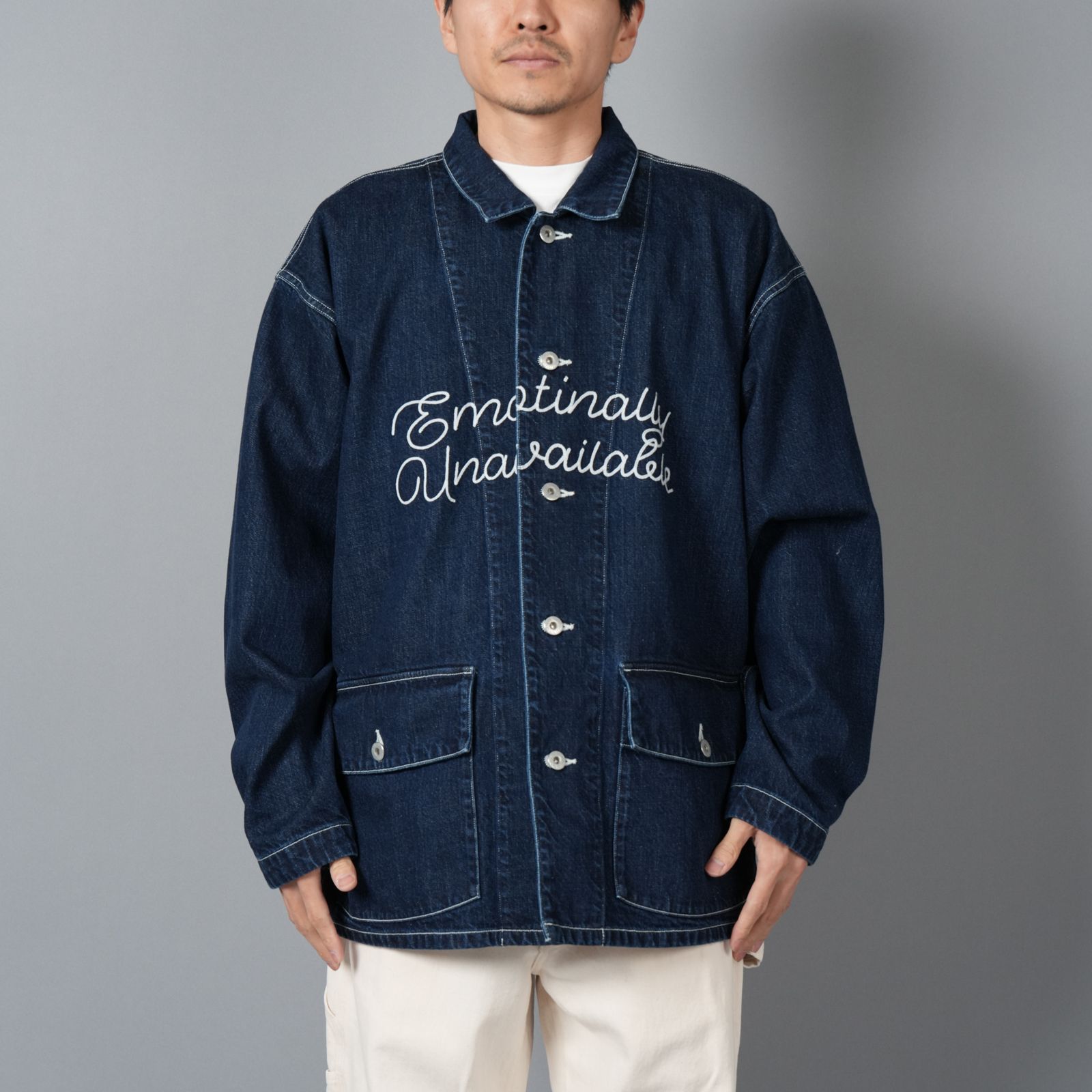 10.5oz denim coverall【デニム カバーオール】 color ID