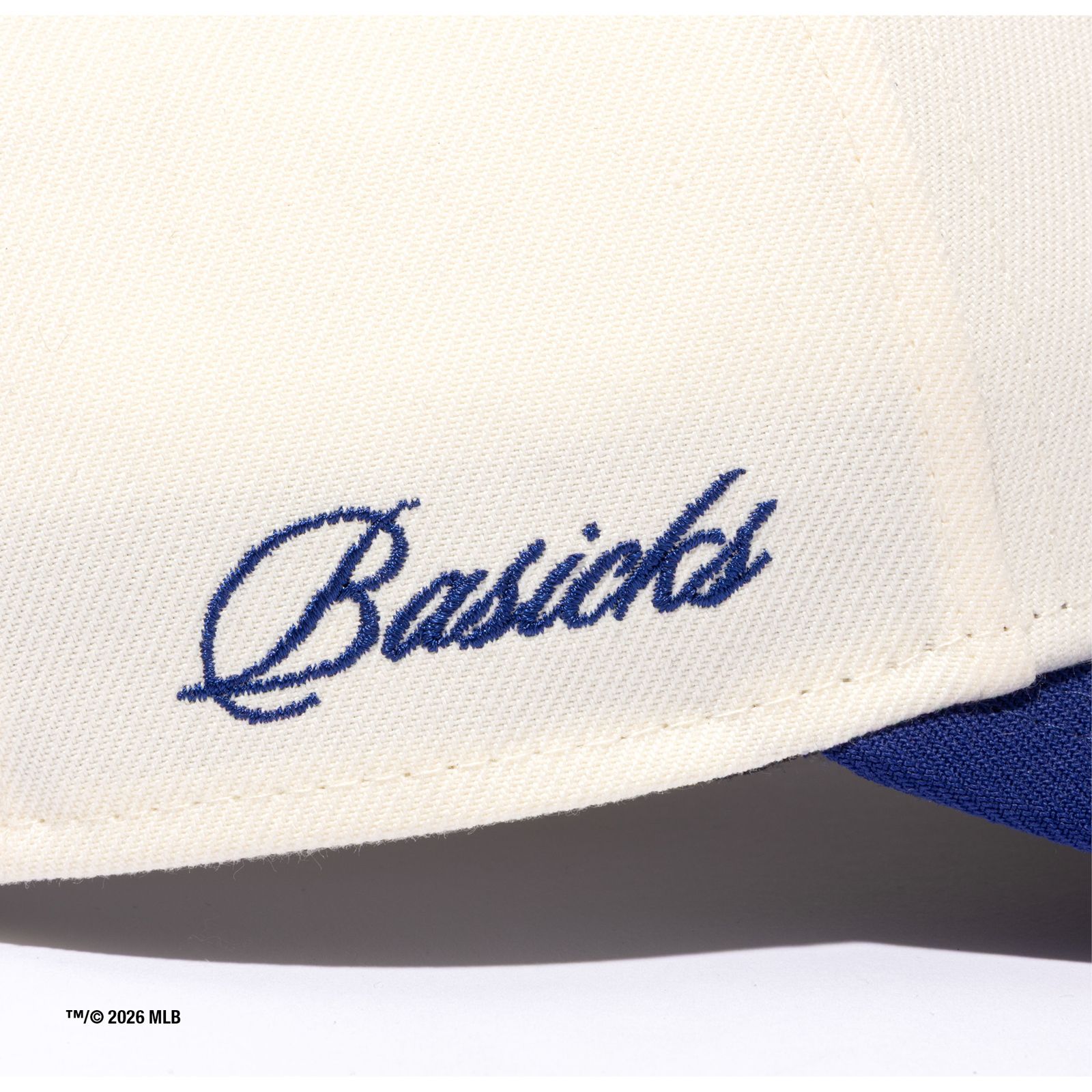 【限定】BASICKS x Newera Dodgers Cap / ベイシックス x ニューエラ ドジャース キャップ (ブルー/ホワイト)