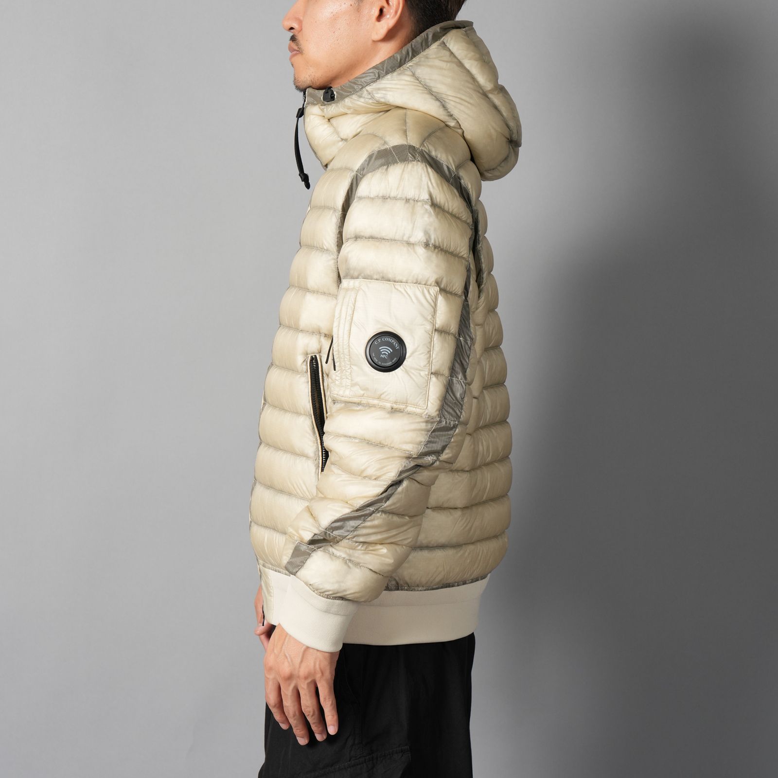 【残りわずか】D.D. Shell Hooded Lens Down Jacket / フーデッド レンズ ダウンジャケット (シルバーバーチ)