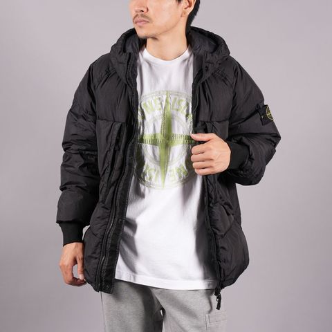 【ラスト1点】 40723 / GARMENT DYED CRINKLE REPS RECYCLED NYLON DOWN / ダウンジャケット [ガーメントダイ] (ブラック)
