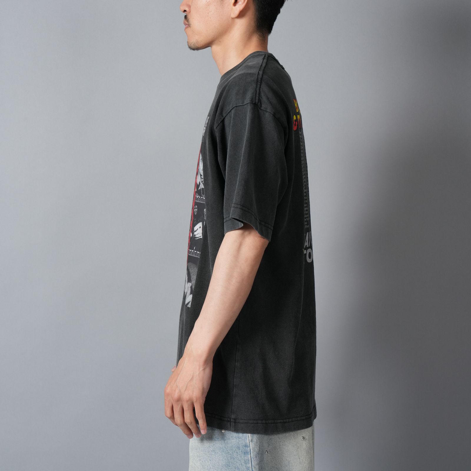 【残りわずか】 UIZZ-22567 / BOB MARLEY / ボブマーリー / Tシャツ (ブラック)