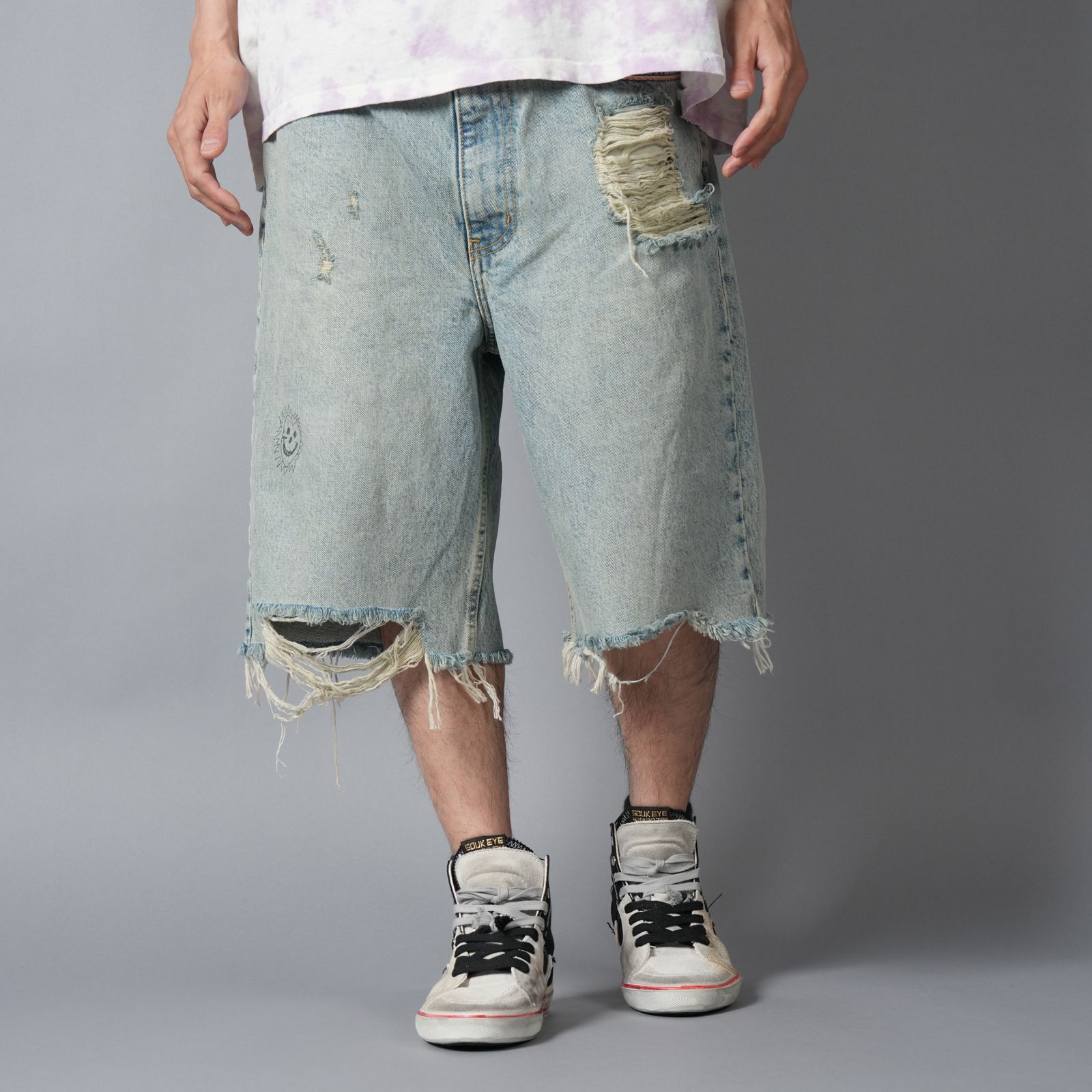 GOOD GOOD TIMES DENIM SHORT / デニムショーツ (ブルー)