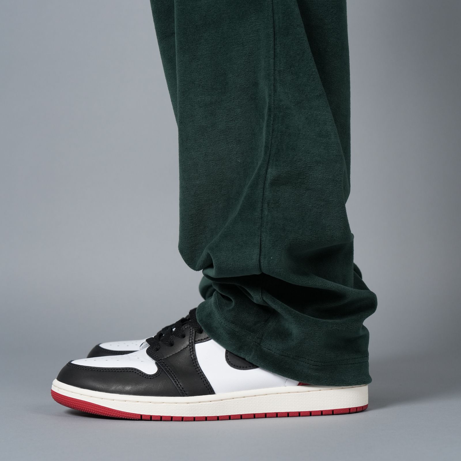 VELOUR TRACK PANTS / ベロア トラックパンツ (グリーン)