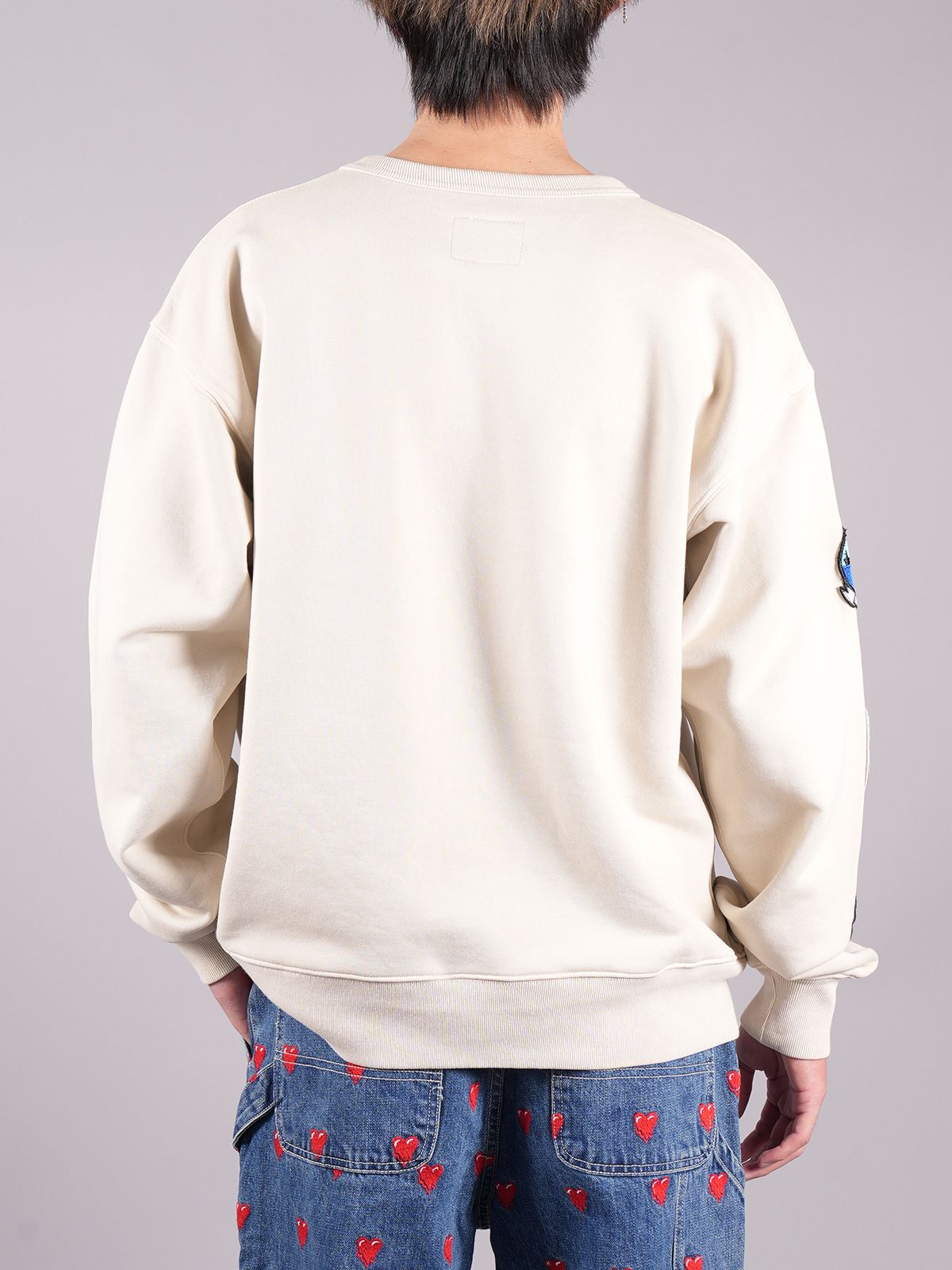 ラスト1点 / EU PATCHES CREWNECK / トレーナー   (オートミル)