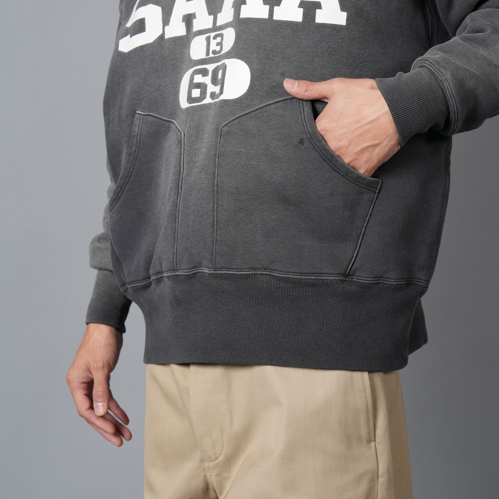 【残りわずか】SM-HR1-0000-C58 / BB_AFTER HOODED DBL FC / SAA / NVY / パーカー・フーディー (ネイビー)