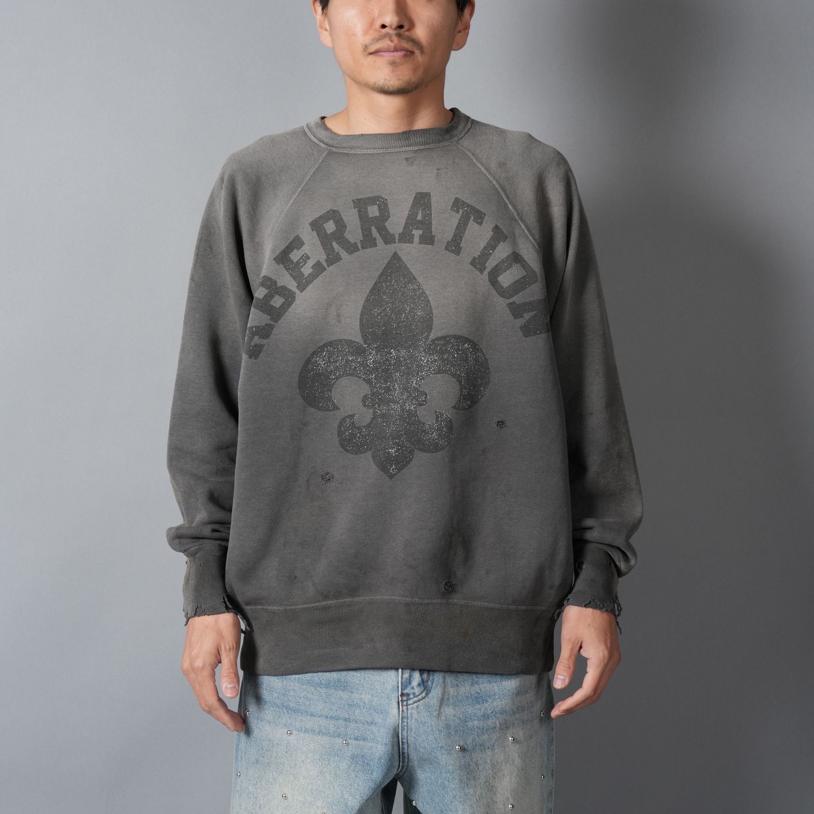 【残りわずか】SM-MK8-0000-054 / CREW NECK SWEAT / スウェット・トレーナー (ブラック)