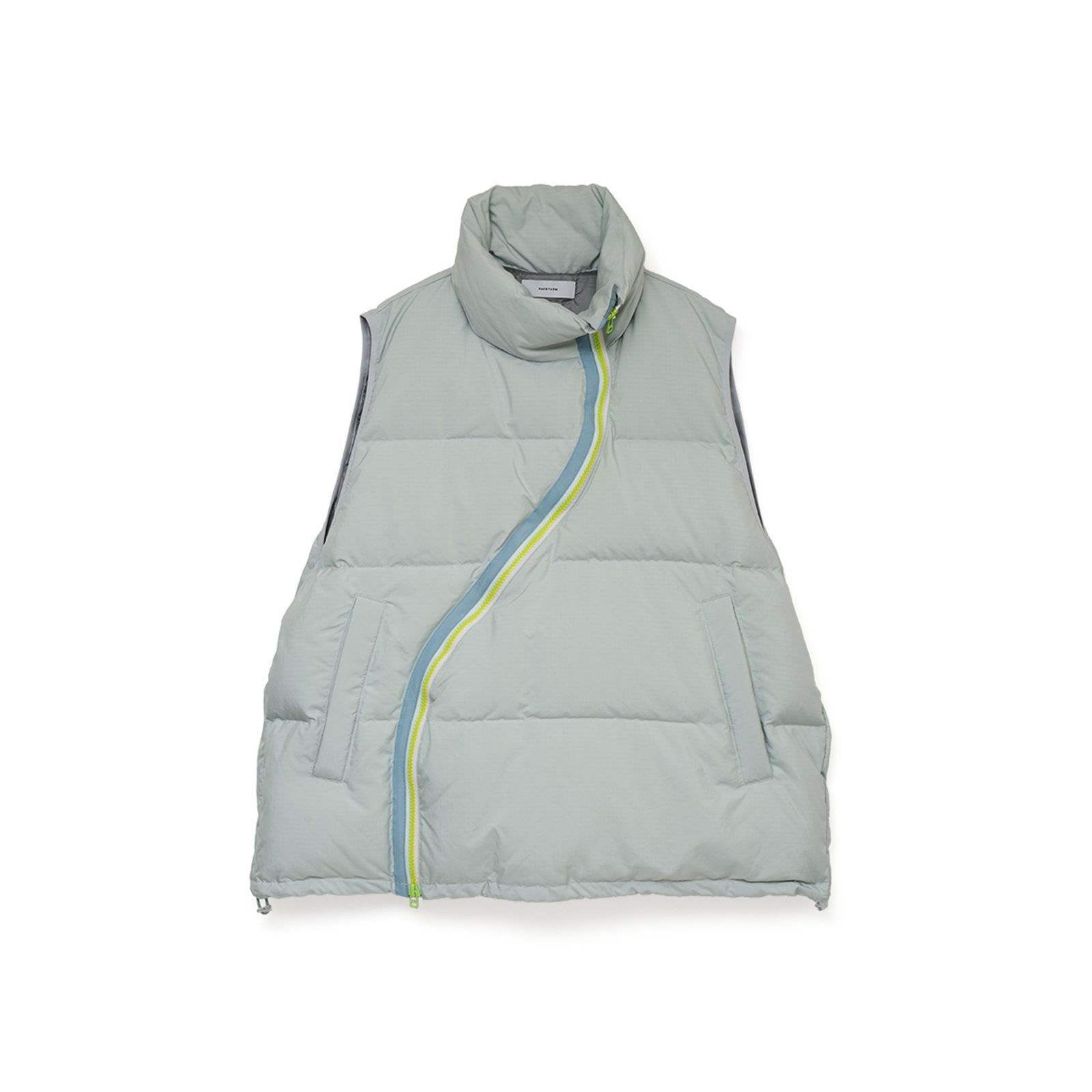 FLOWING DOWN VEST / フローウィング ダウンベスト  (ミント)