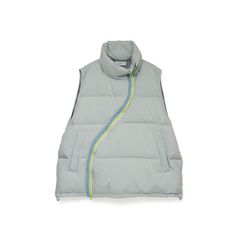 FLOWING DOWN VEST / フローウィング ダウンベスト  (ミント)
