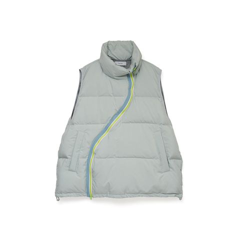 FLOWING DOWN VEST / フローウィング ダウンベスト  (ミント)
