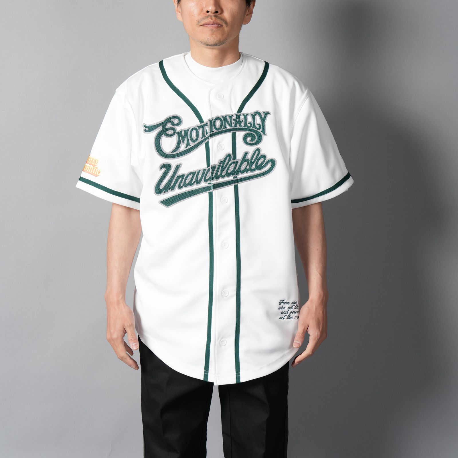 【コラボ】EU-HR8-0000-C01 / EU BASEBALL JERSEY / ベースボールジャージ (ホワイト)