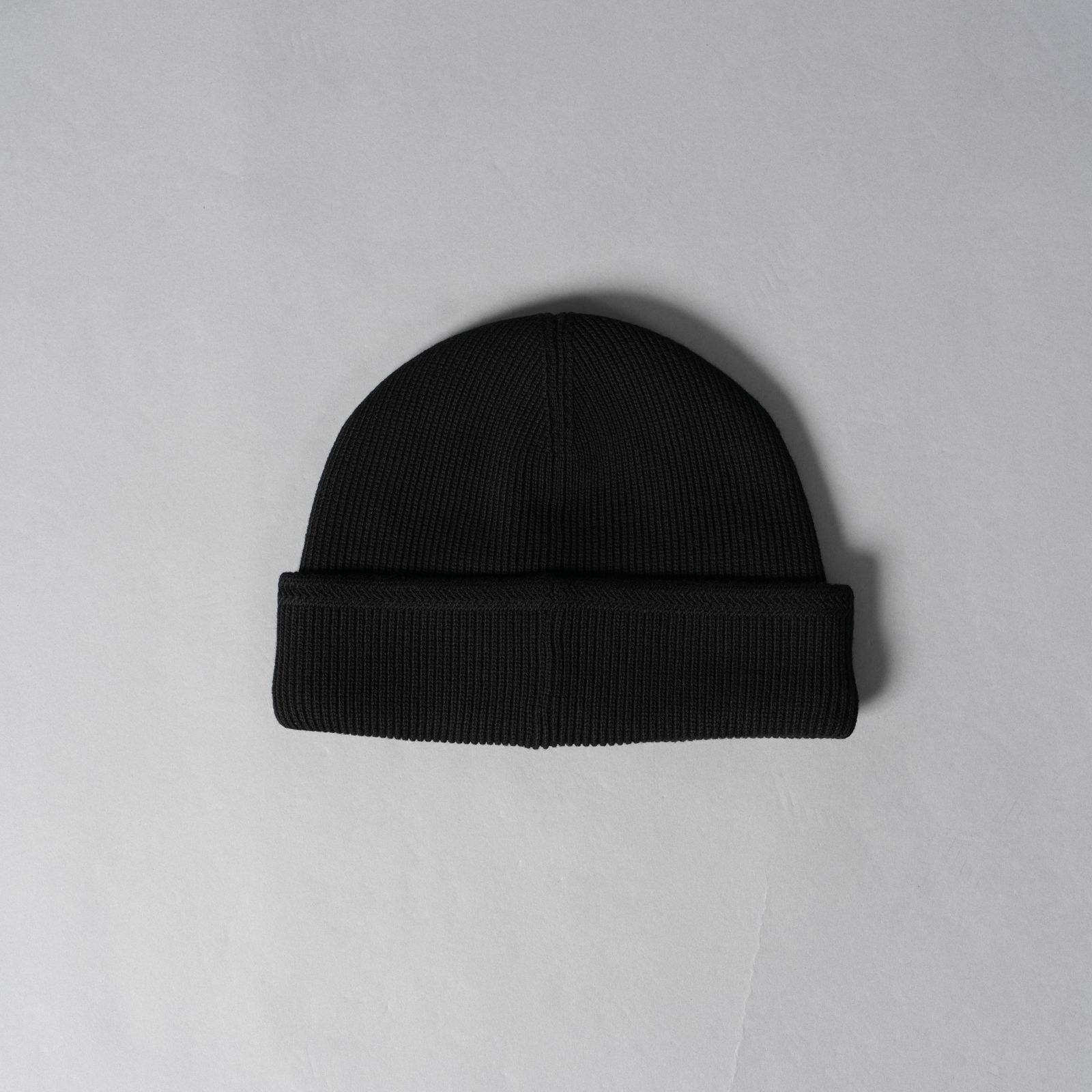 【再入荷】 N100102 / N100002 / RIBBED SOFT ORGANIC COTTON / ニットキャップ (ブラック)