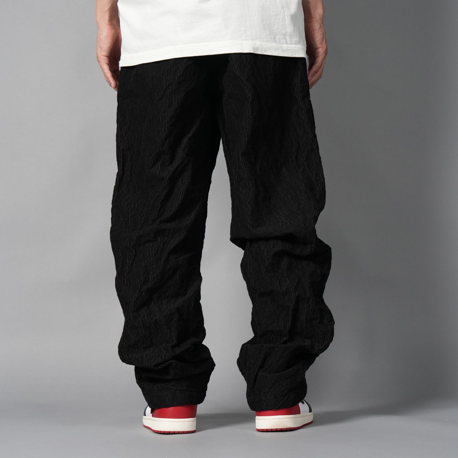 3100025 / WRINKLED CORDUROY 500-TC / コーデュロイパンツ [ルーズフィット](ブラック)