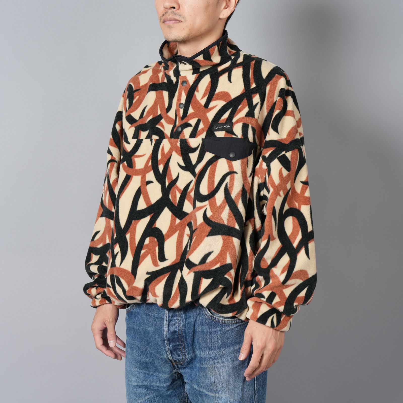 SM-YS1-0000-061 / FLEECE PLOVR / TRIVAL CAMO / フリースプルオーバ フリース (トラベルカモ)