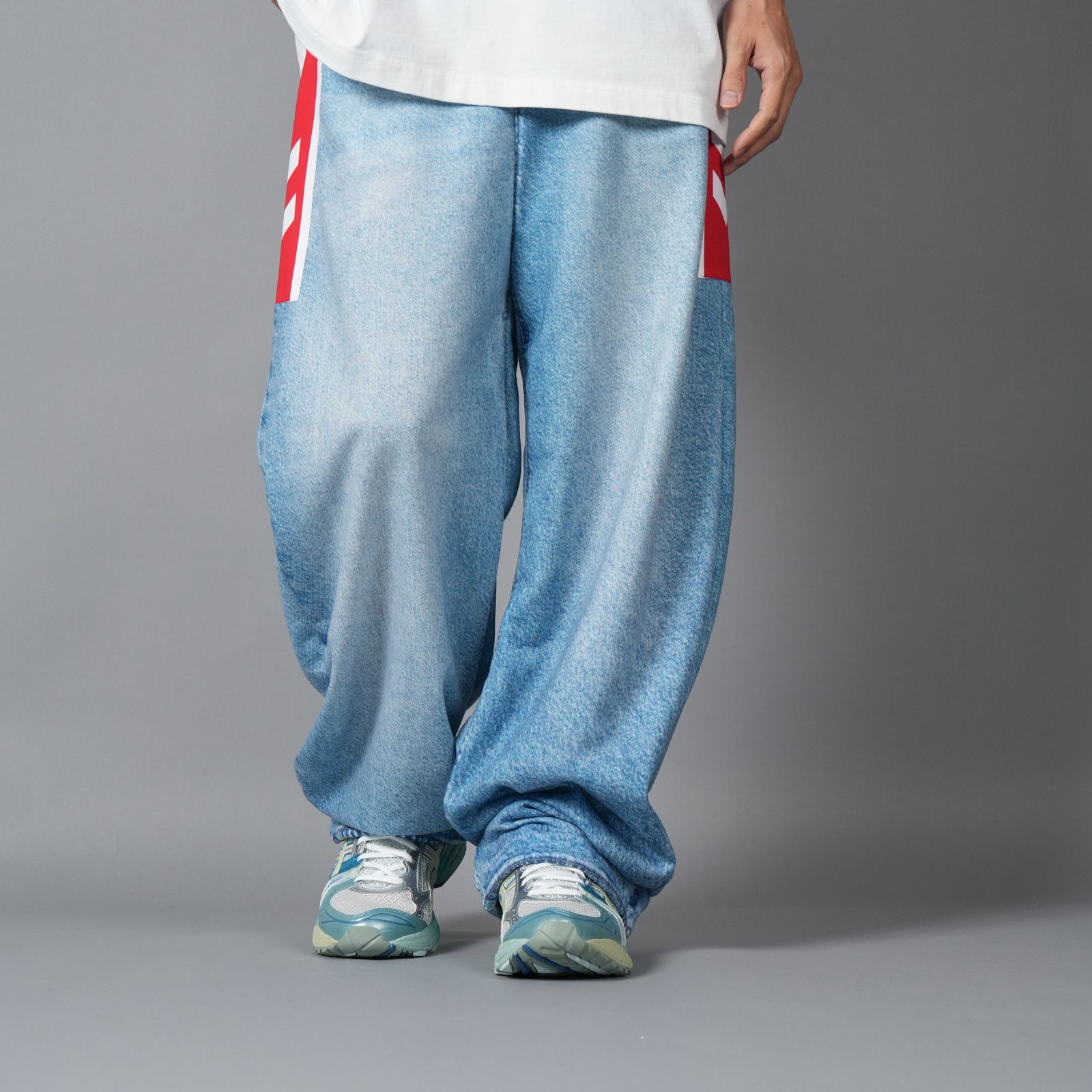 TRANS DENIM SWEAT TROUSER / トランス デニム スウェット トラウザー (インディゴ)