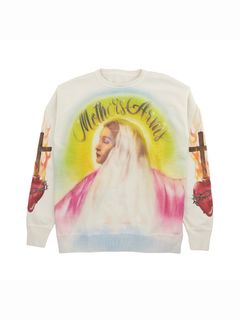 SM-S21-0000-012 / CRW SWEAT /  クルースウェット (ホワイト)