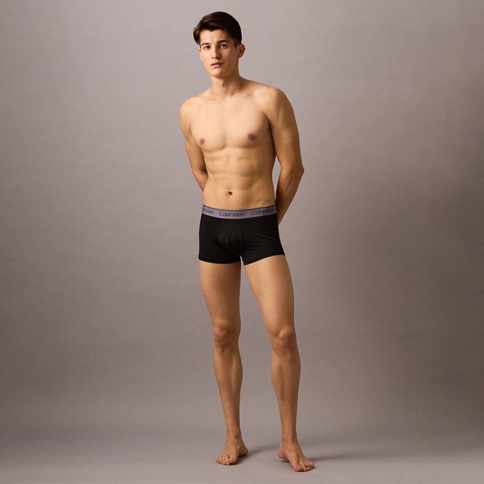 【ラスト1点】LOW RISE TRUNKS / ボクサーパンツ / Micro Stretch / ローライズトランクス [3枚パック](イエロー/パープル/ブルー)