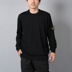 【ラスト1点】510C4 /  LIGHT RWS PURE WOOL / クルーネックニットセーター (ブラック)