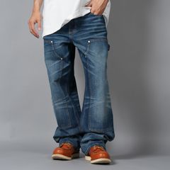 DOUBLE KNEE PANT / ダブルニーパンツ  (ワーカーズブルー)