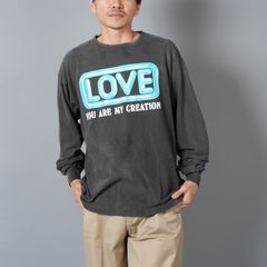 SM-YS1-0000-014 / LS TEE / LOVE / BLACK / ロンT・カットソー  (ブラック)