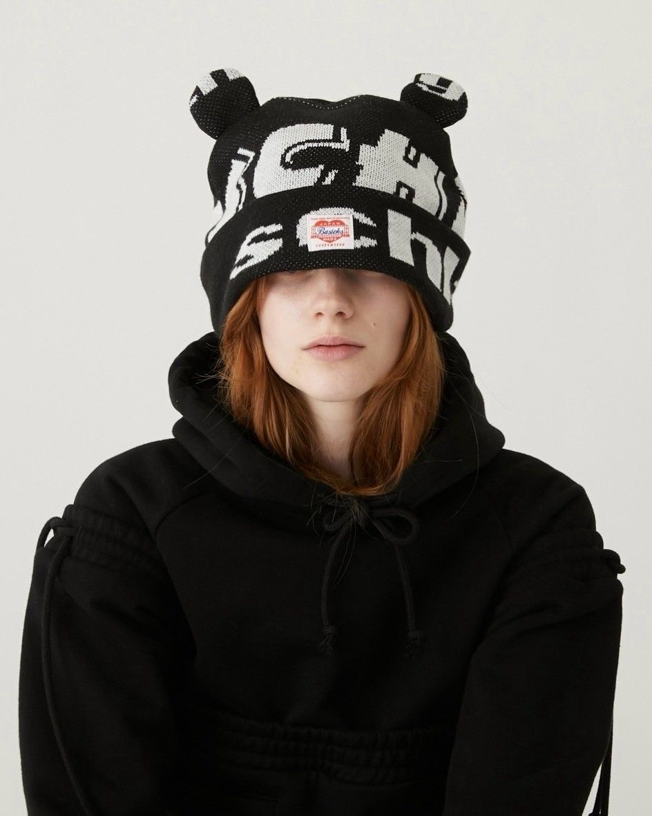 BASICKS - 【予約商品】Checkered Flag Bear Beanie / ベアー