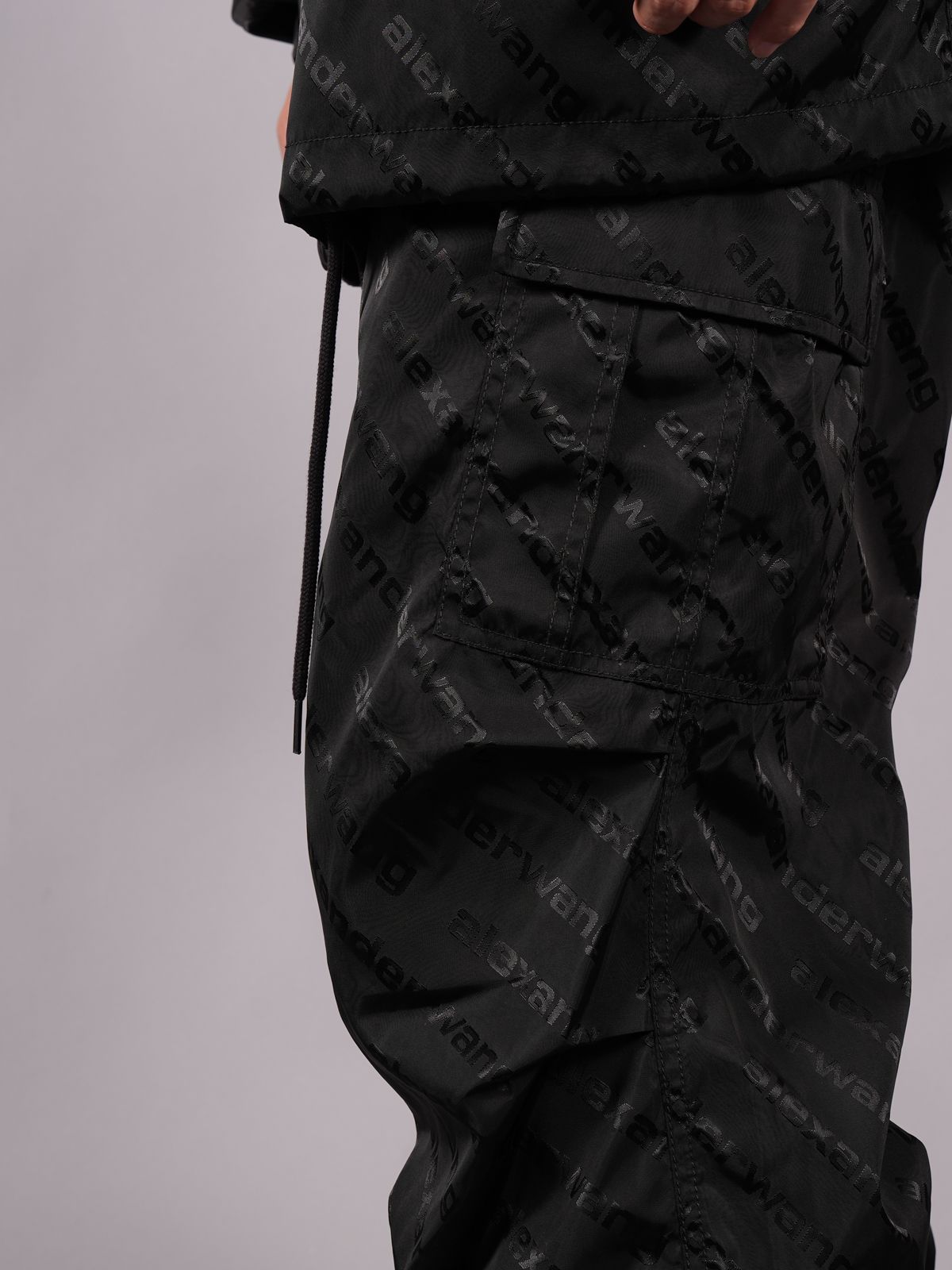 ALEXANDER WANG - 【ラスト1点】CARGO PANT IN JACQUARD TWILL NYLON