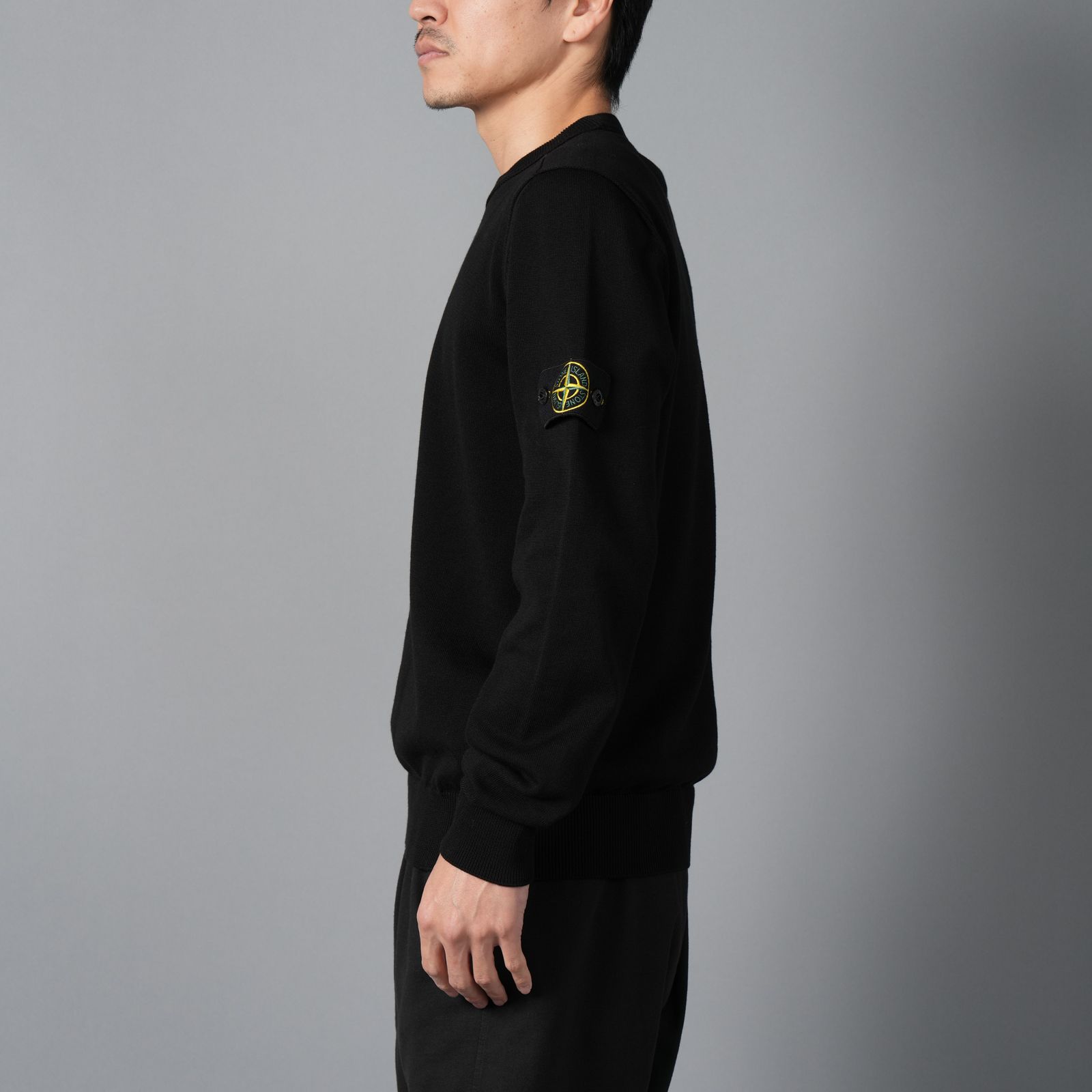 【ラスト1点】5100053 / SOFT ORGANIC COTTON / KNIT SWEATER / ニット  (ブラック)