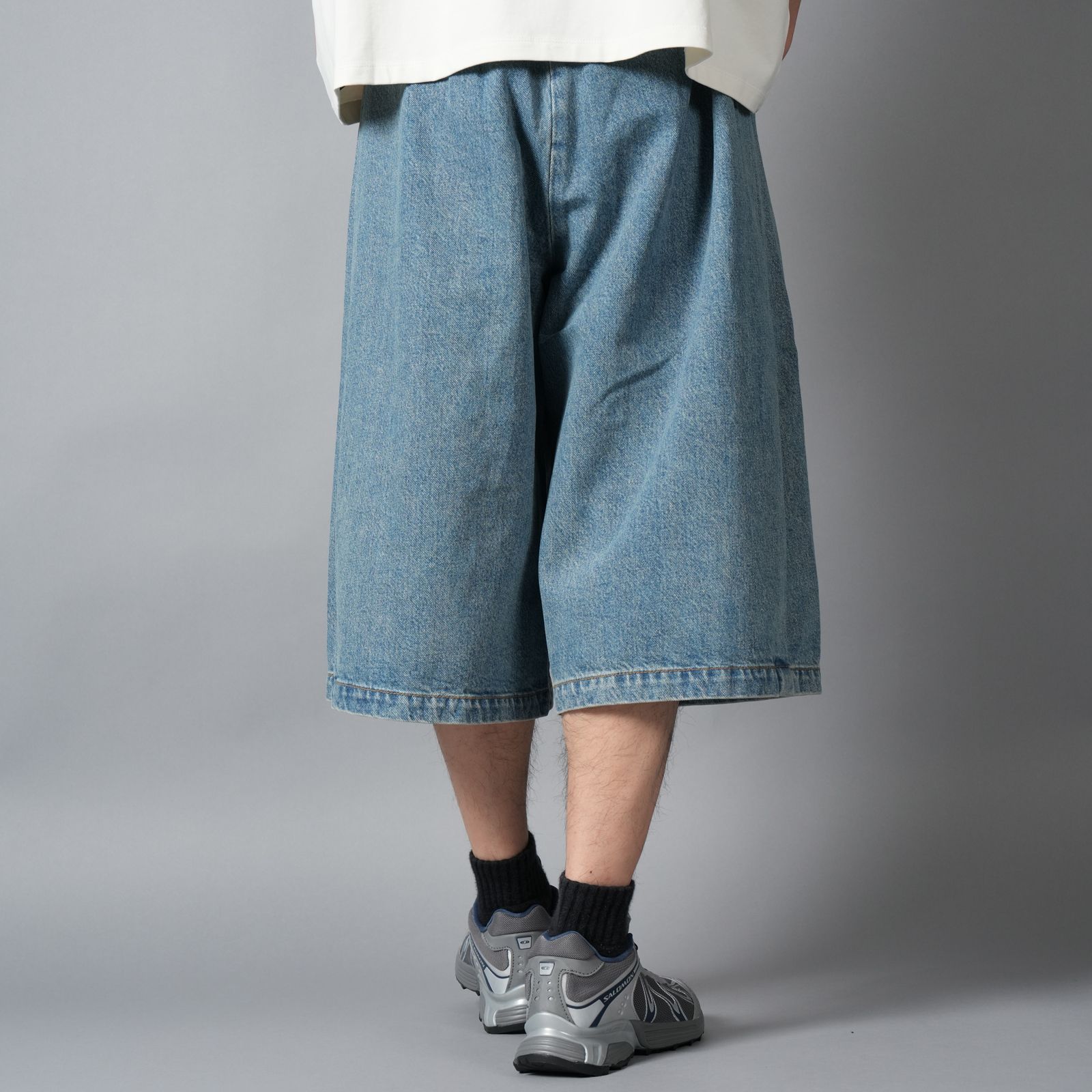DENIM 410 BERMUDA JORTS / デニムショーツ (ヴィンテージタイブルーウォッシュ)