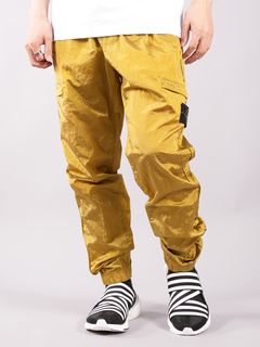 【ラスト1点】NYLON METAL IN ECONYL® REGENERATED NYLON_GARMENT DYED / ナイロンメタル カーゴパンツ (レギュラーテーパード) / イエロー / ガーメントダイ