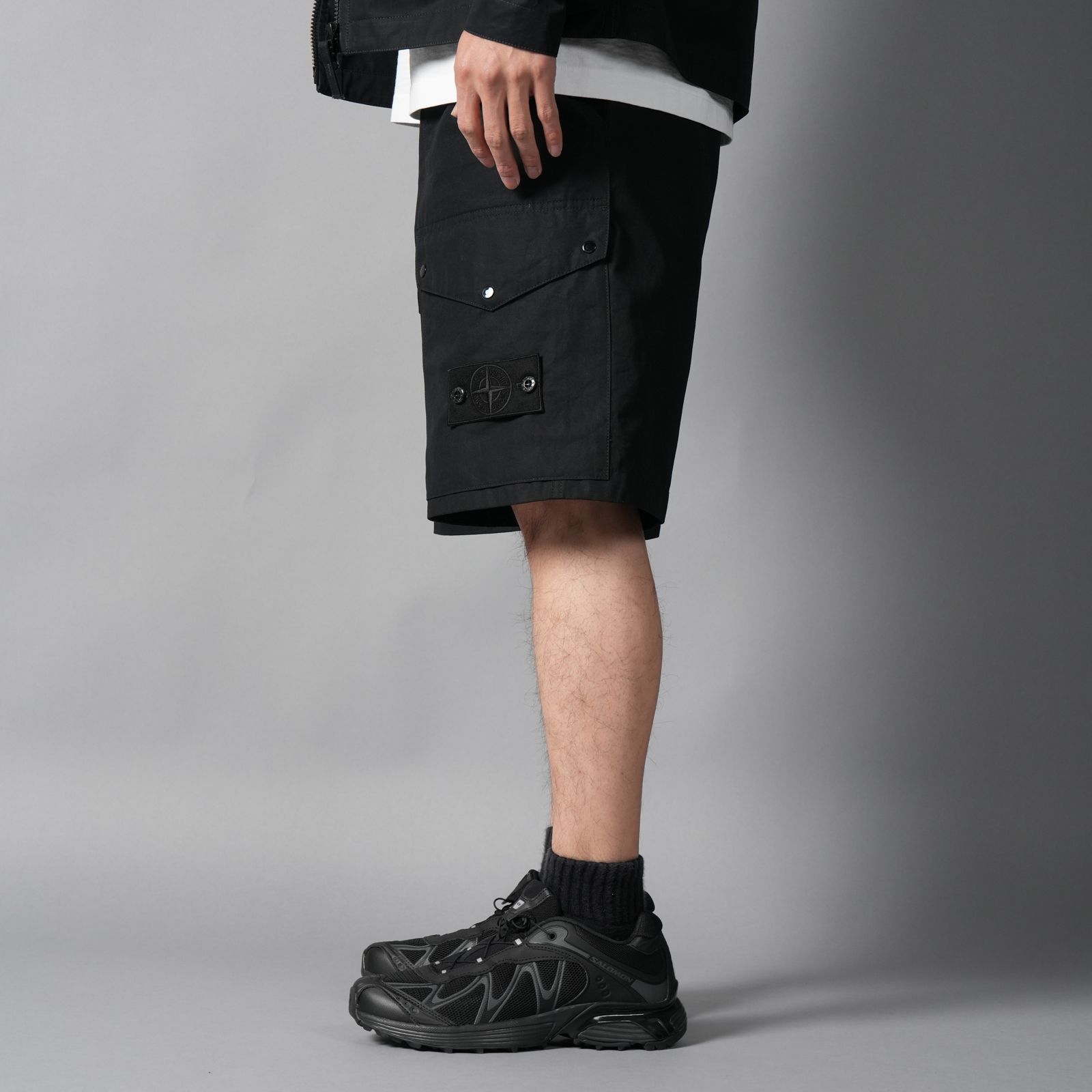 L100004 / ALL-WEATHER COTTON CANVAS_S.I. GHOST / カーゴパンツ (ブラック)