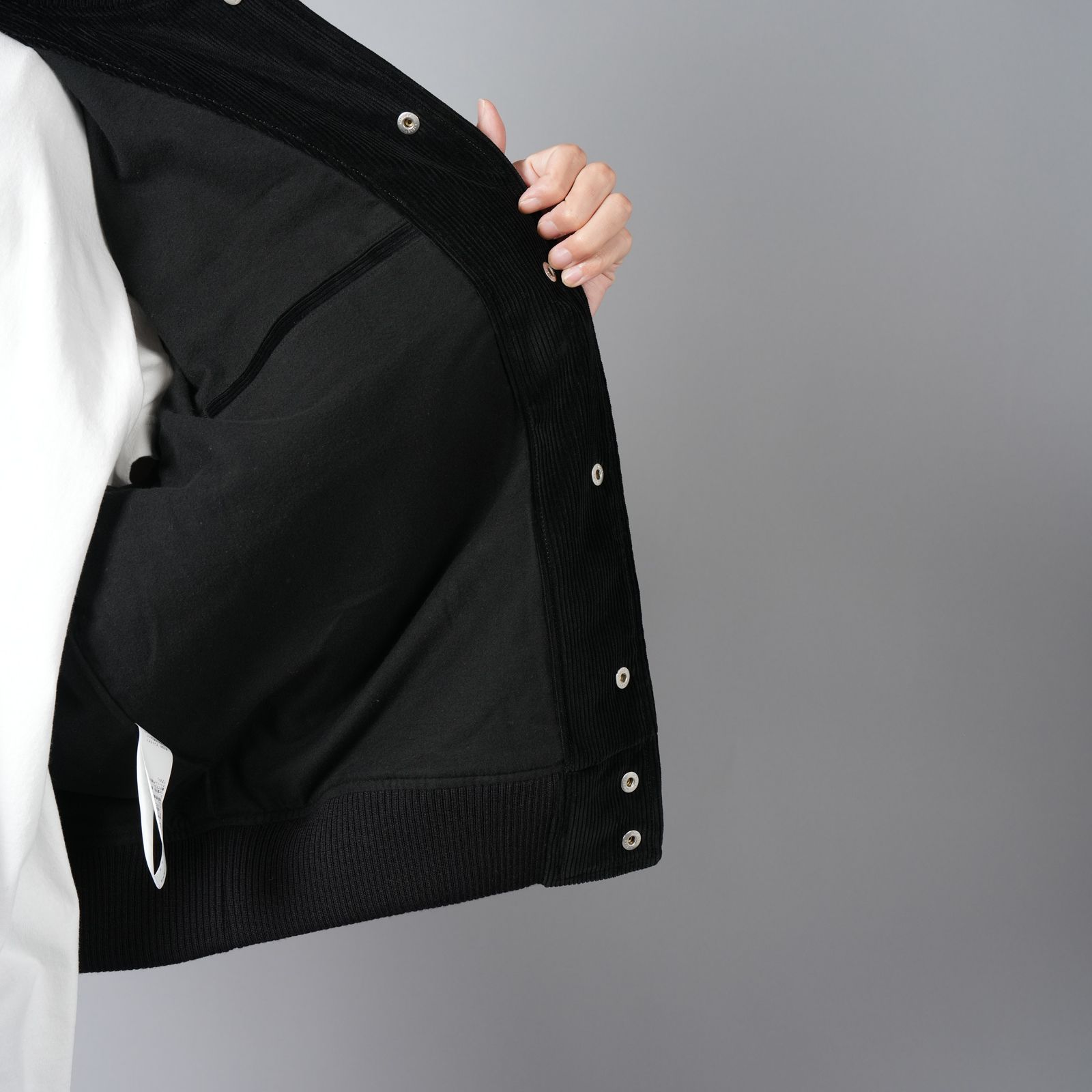 EU-YS1-0000-001 / HEART LG CORDUROY JKT / BK / ハートロゴ コーデュロイジャケット  (ブラック)