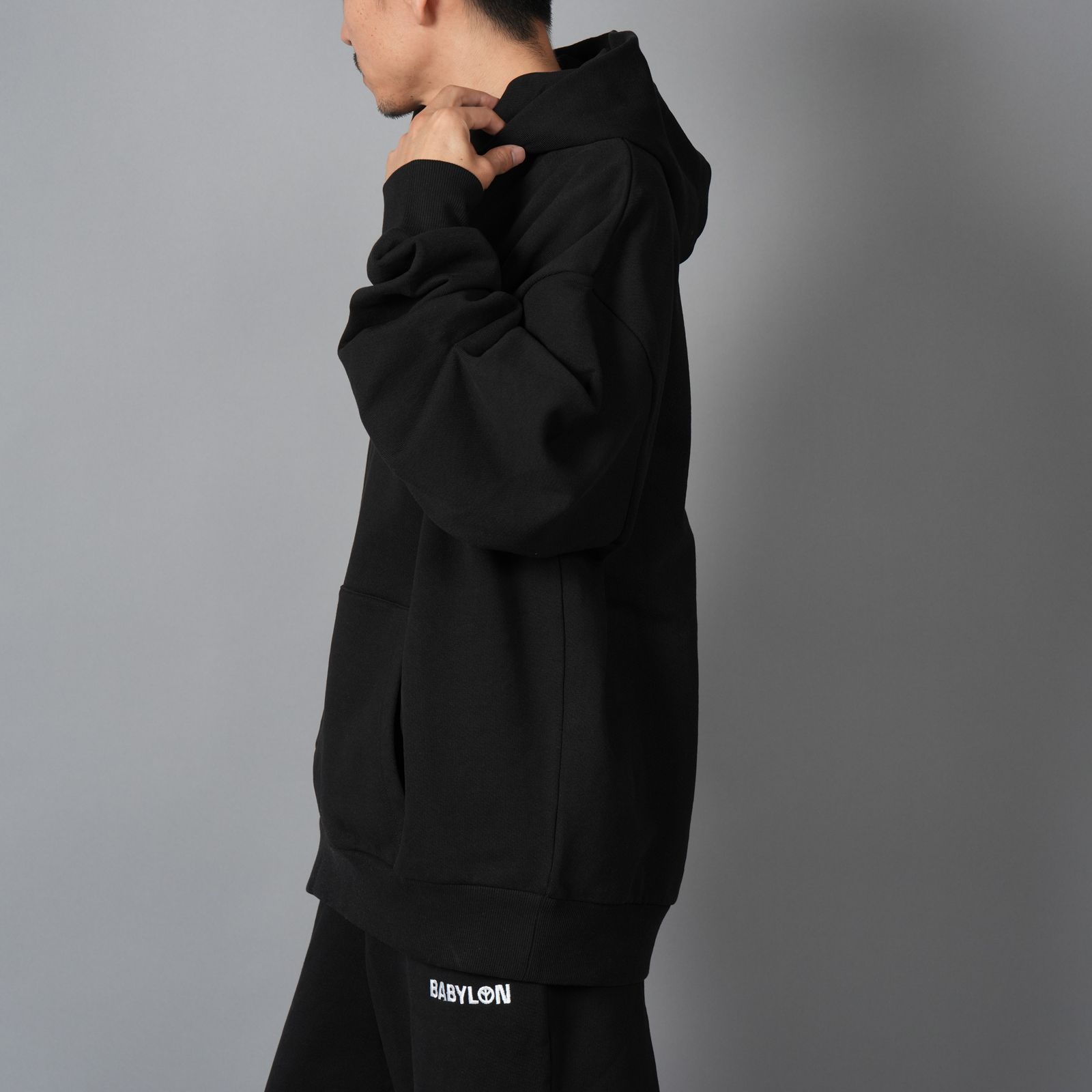 SHOP HOODIE / ショップフーディー  (ジェッドブラック)