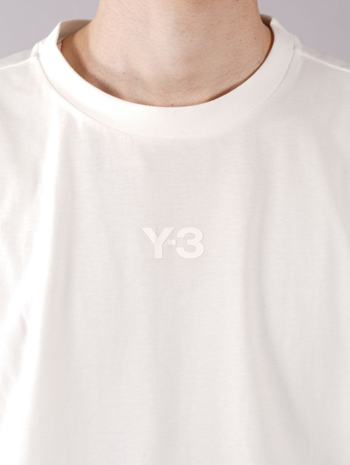 Y-3 メンズ ロゴロングTシャツ ホワイト M - Tシャツ/カットソー(七分 ...