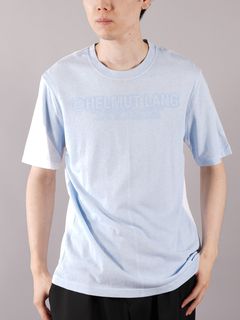 BLOK PRT JSY SQURE SS T - Tシャツ (ブルー)