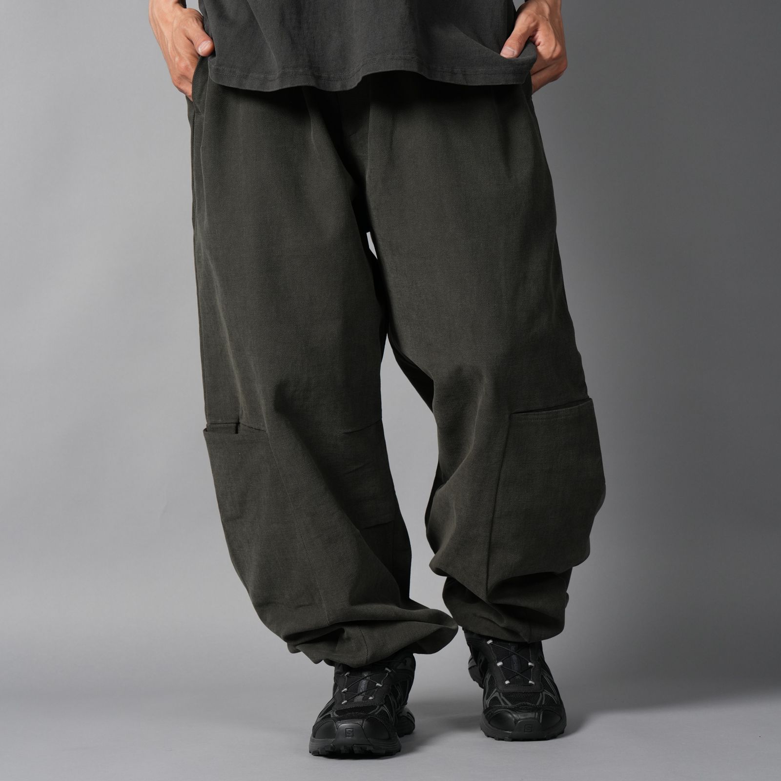 SAGYO PANT  / ワイドパンツ (タイム)
