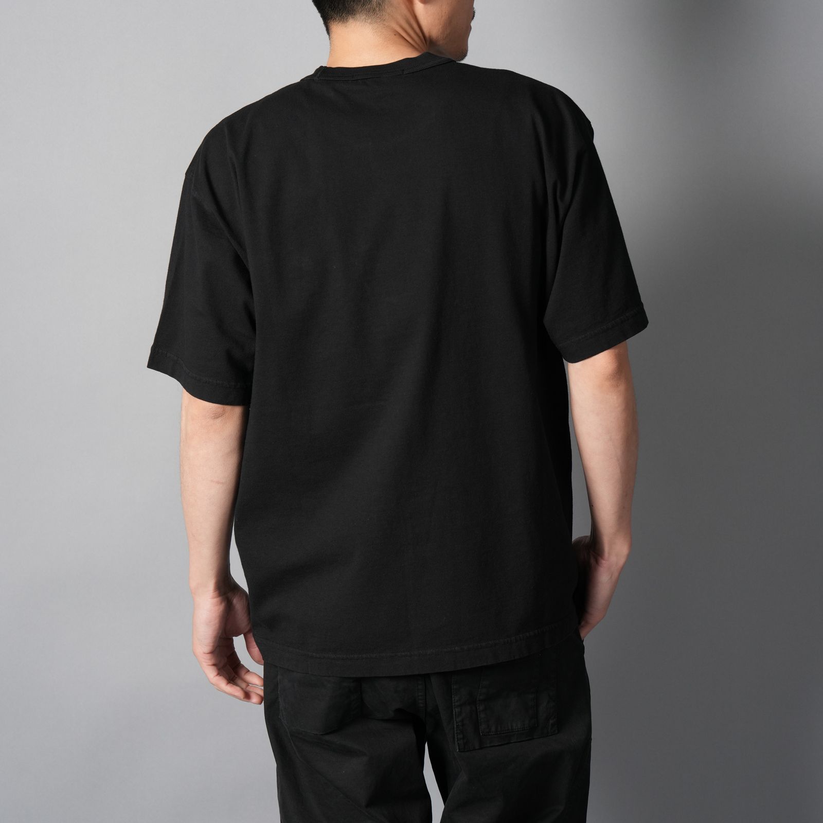 2100004 COMBED ORGANIC COTTON JERSEY / Tシャツ (ブラック)