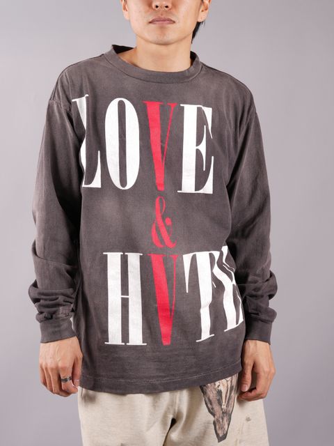 ラスト1点 / SM-S22-0000-068/LS TEE/ VLONE/BLACK  ロングスリーブTシャツ  (ブラック)