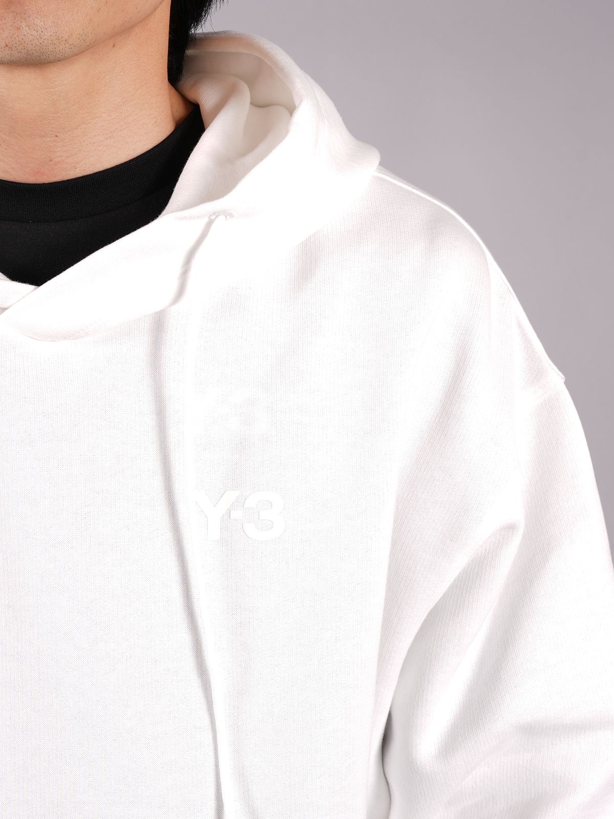 【ラスト1点】U CH1 LOGO HOODIE  / ユニセックス チャプターワン ロゴフーディー (ライトホワイト)