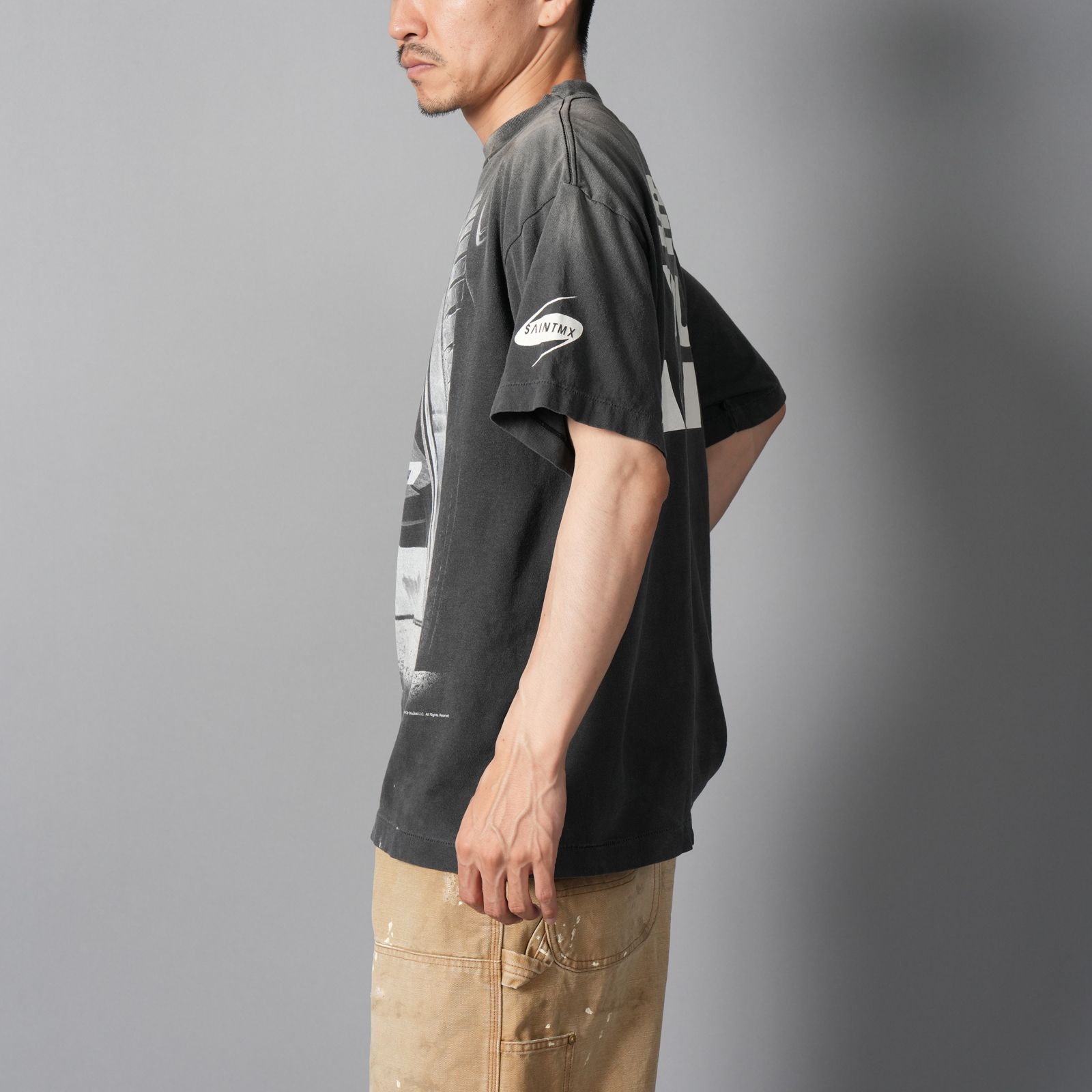 【ラスト1点】【コラボ】SM-HR1-0000-C74 / FF_SS TEE / FURIOUS 7 / BLACK / Tシャツ (ブラック)