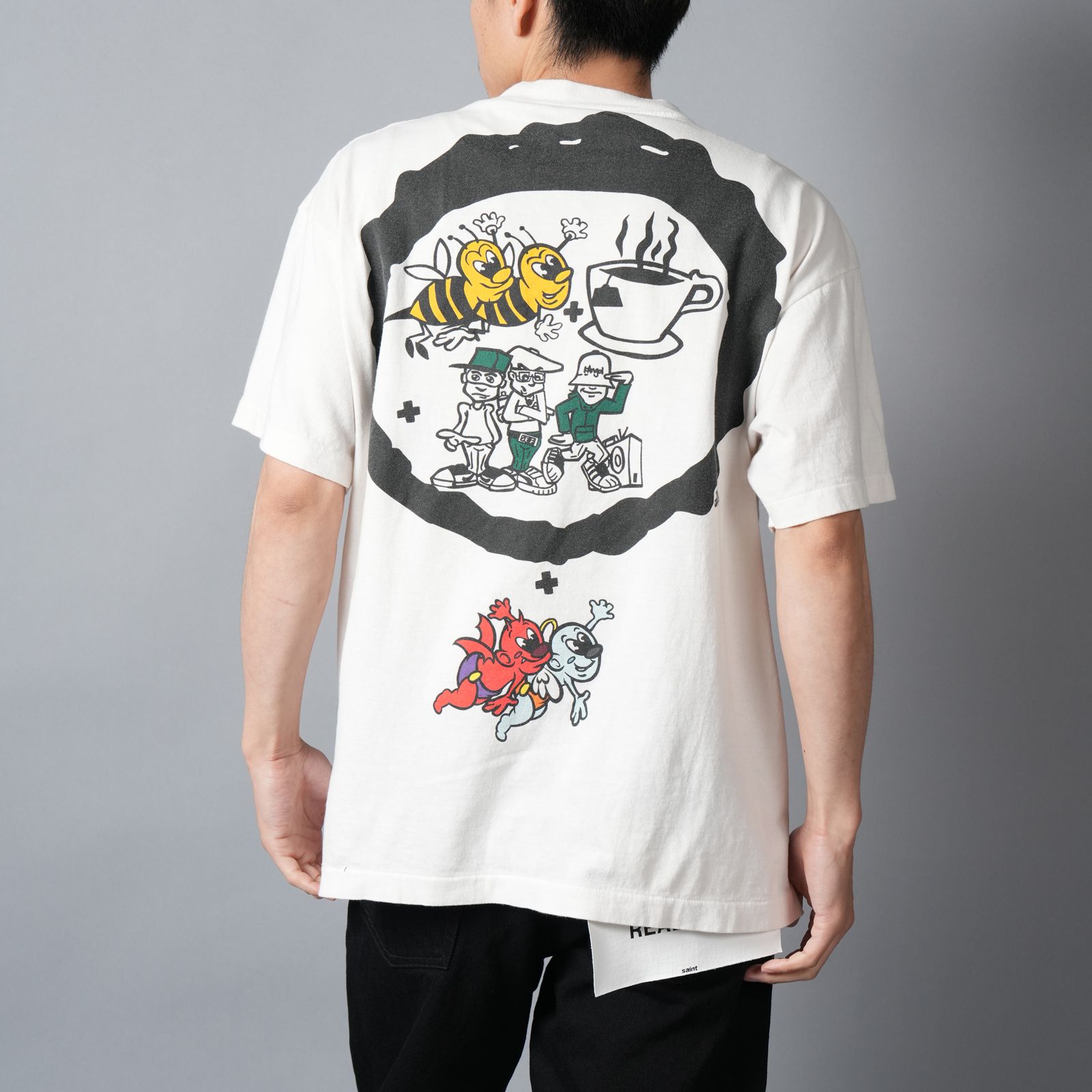 【ラスト1点】【コラボ】SM-MK8-0000-C23 / BTB_SS T-SHIRT / BEASTIEBOYS / WHT / Tシャツ (ホワイト)