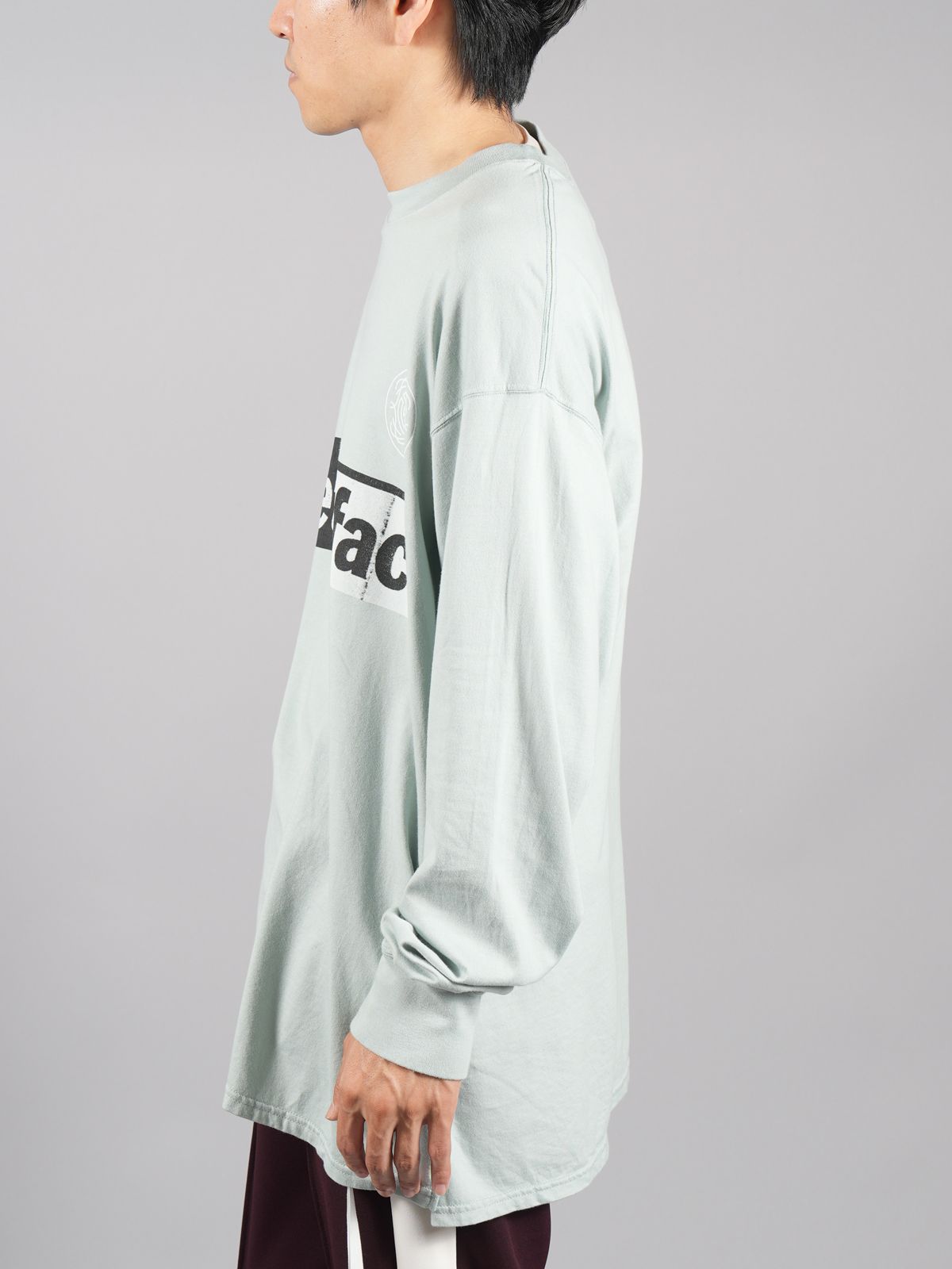 【ラスト1点】LOGO LONG TEE / ロングTシャツ(ロゴ) / TOF-TEE-U04 / カットソー / ライトブルー / メンズ
