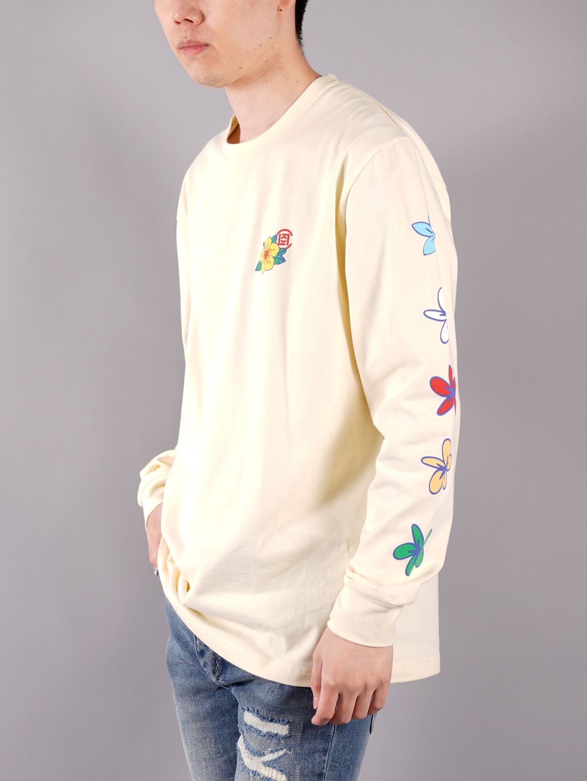 Clot - FLOWERS PRINT LS TEE / フラワーズ プリント ロングスリーブ